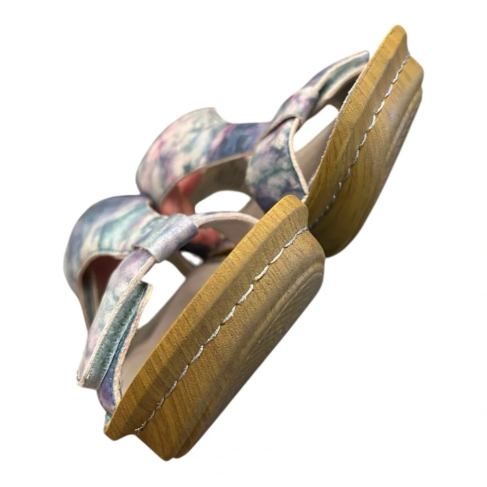 Alegria Leather Sandals with Adjustable Straps Kendra Impressionista US 7-7.5 - Picture 7 of 13